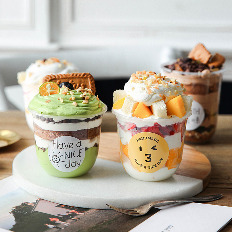 U-Shaped RPET Cups for Beverages