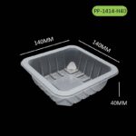 460ml-PP Tray 1414 Series (H35/H40/H60) –Fresh Ready Meal Packaging