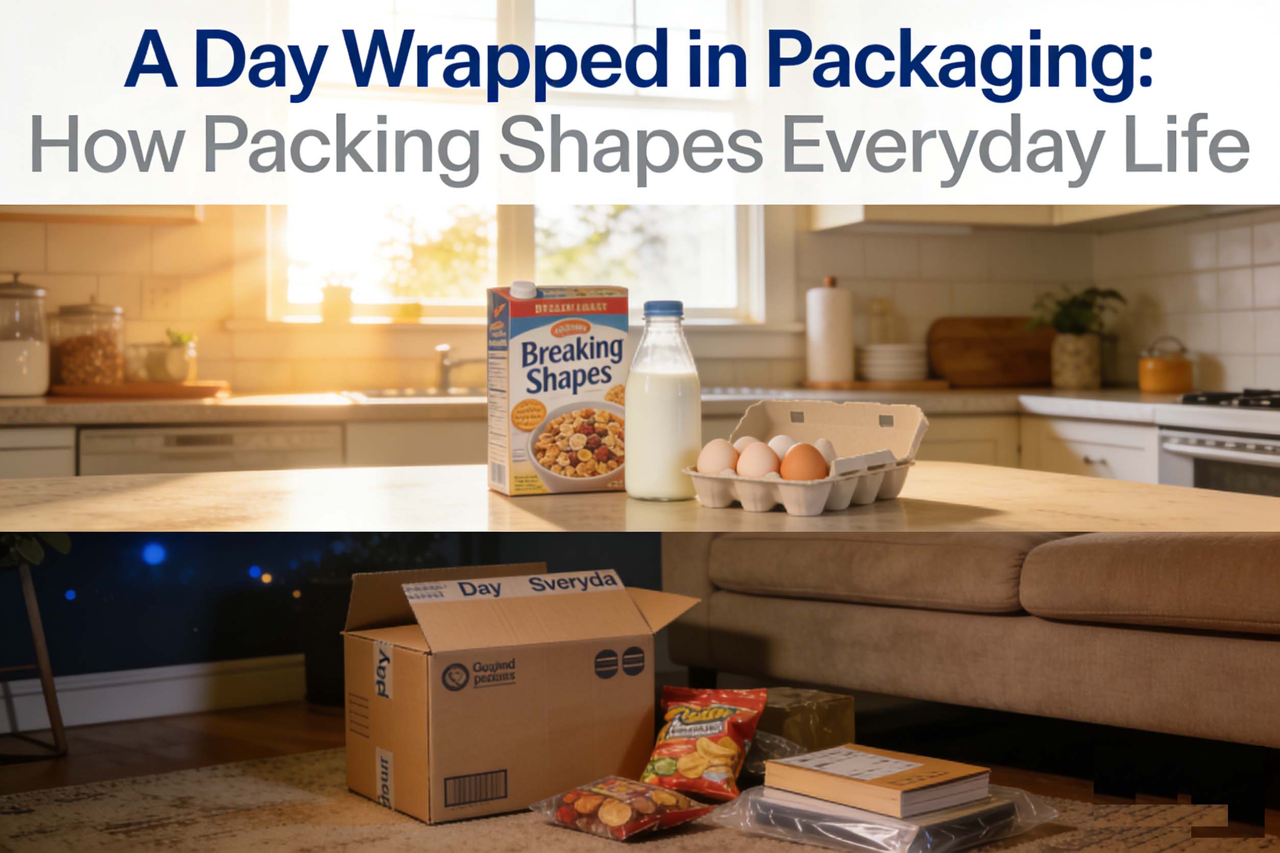 A Day Wrapped in Packaging How Packing Shapes Everyday Life