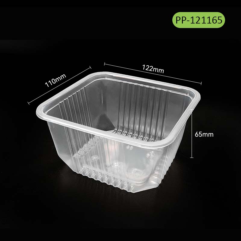 PP Food Tray 121165 – 950ml Durable Fresh & Ready Meal Packaging Tray 1 PP tray 950ml
