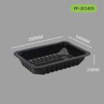 600ml PP Tray Series for Fresh Ready Meals Packing