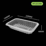 DASHAN 620ml 2213 PP Trays for Meat, Produce & Ready Meals