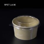 Universal Anti-Fog RPET Clear Lids for Paper Bowls – 96mm