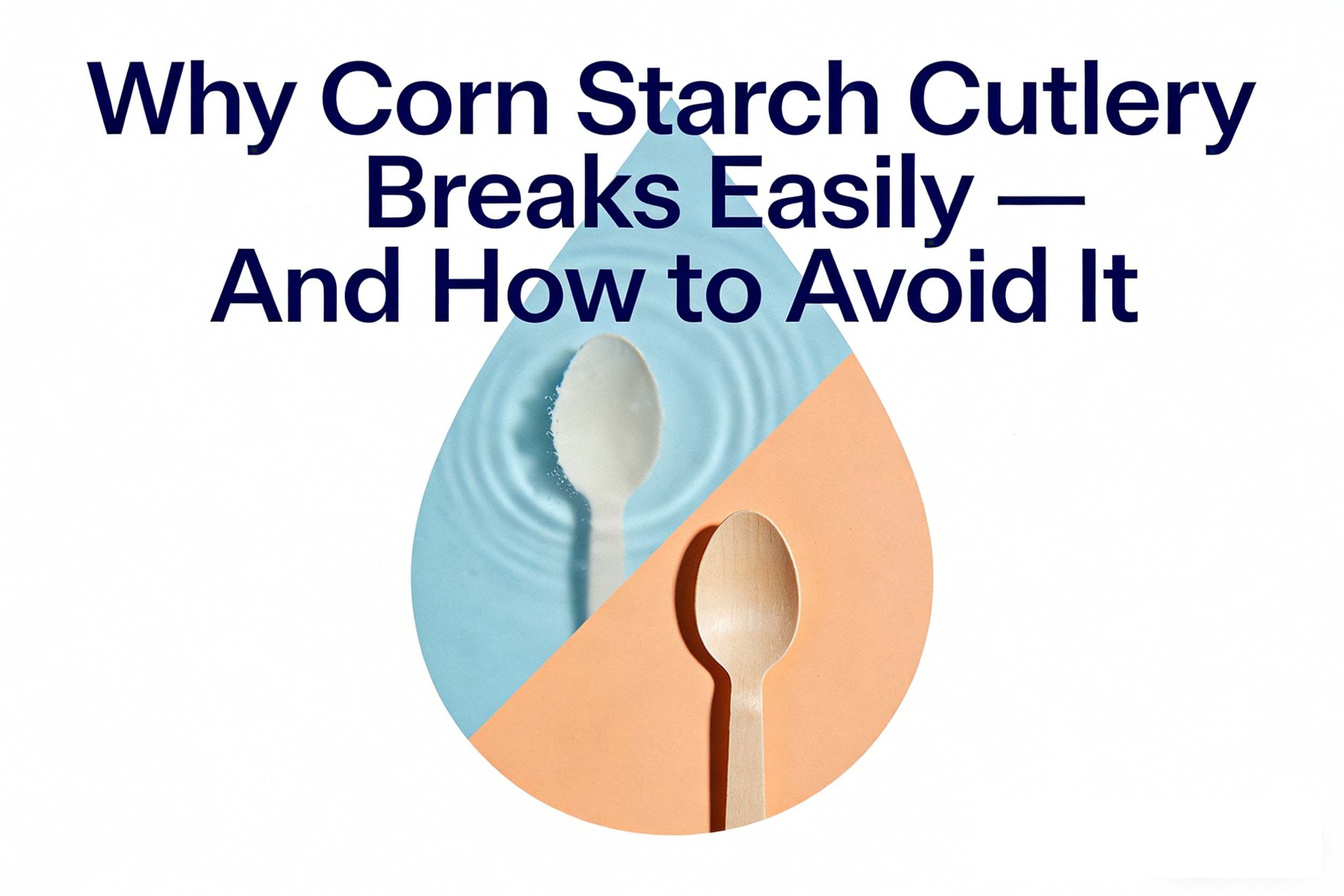 Why Corn Starch Cutlery Breaks Easily — And How to Avoid It
