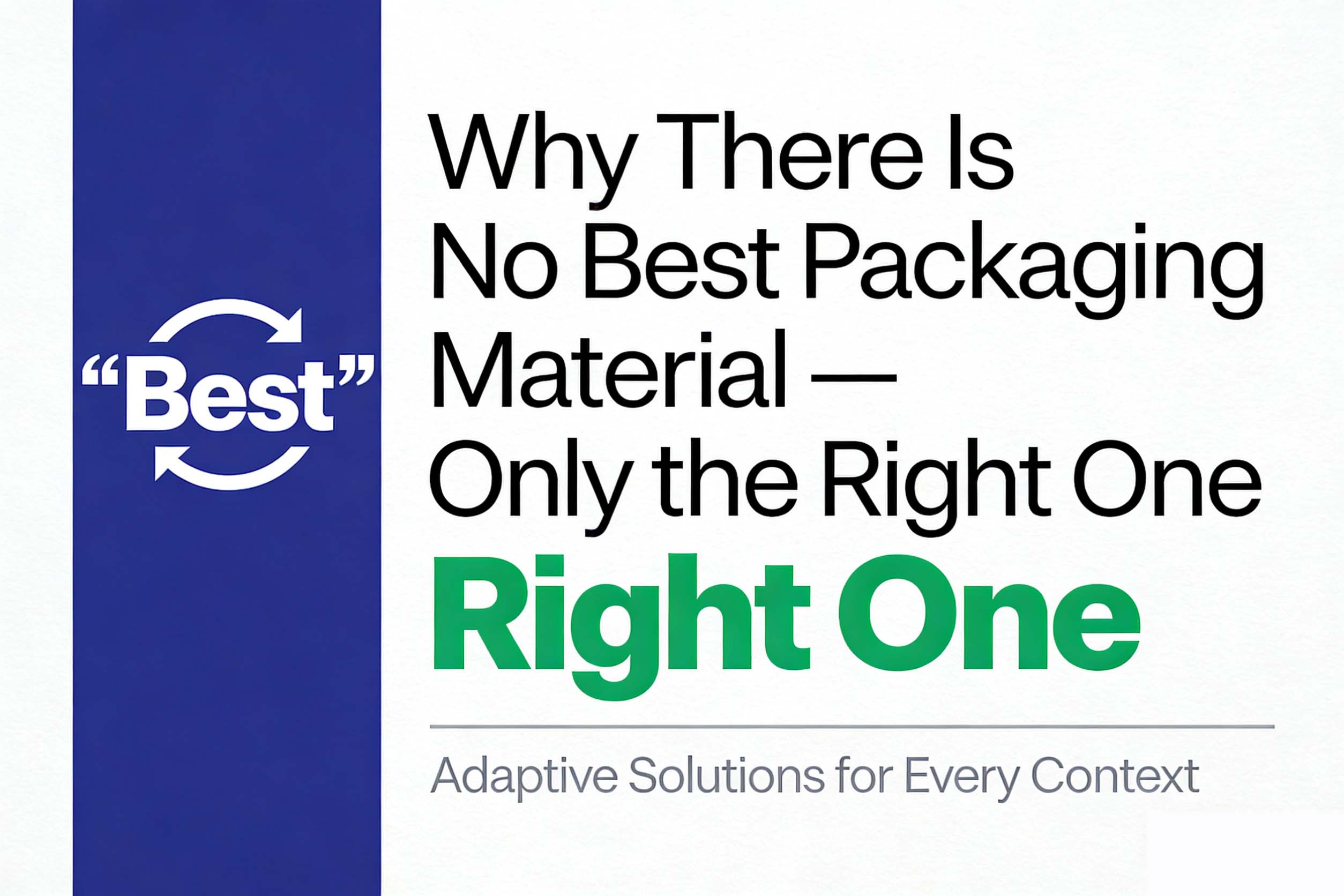 Why There Is No Best Packaging Material — Only the Right One