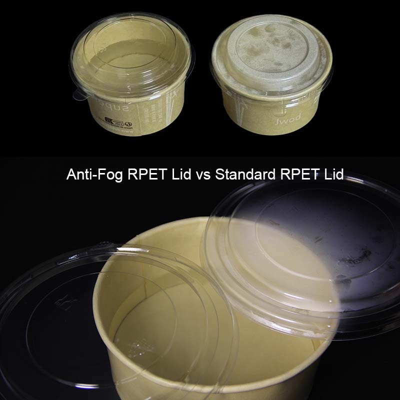 RPET anti-fog lid