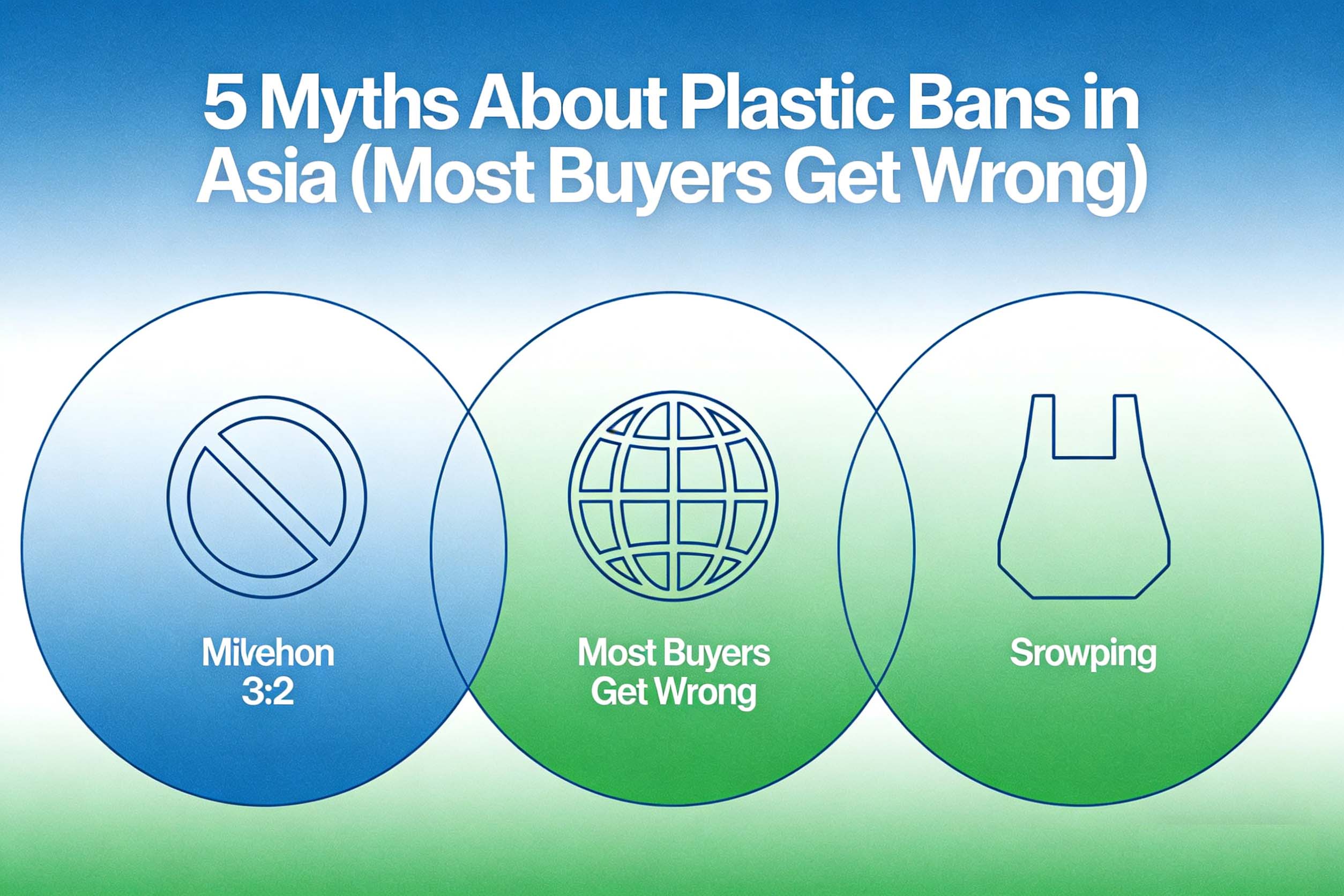 5 miti sui divieti sulla plastica in Asia (la maggior parte degli acquirenti si sbaglia)