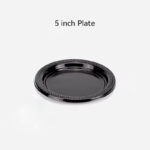 5 Inch Disposable PP Plate for Snacks & Desserts | Food Grade Polypropylene Plate