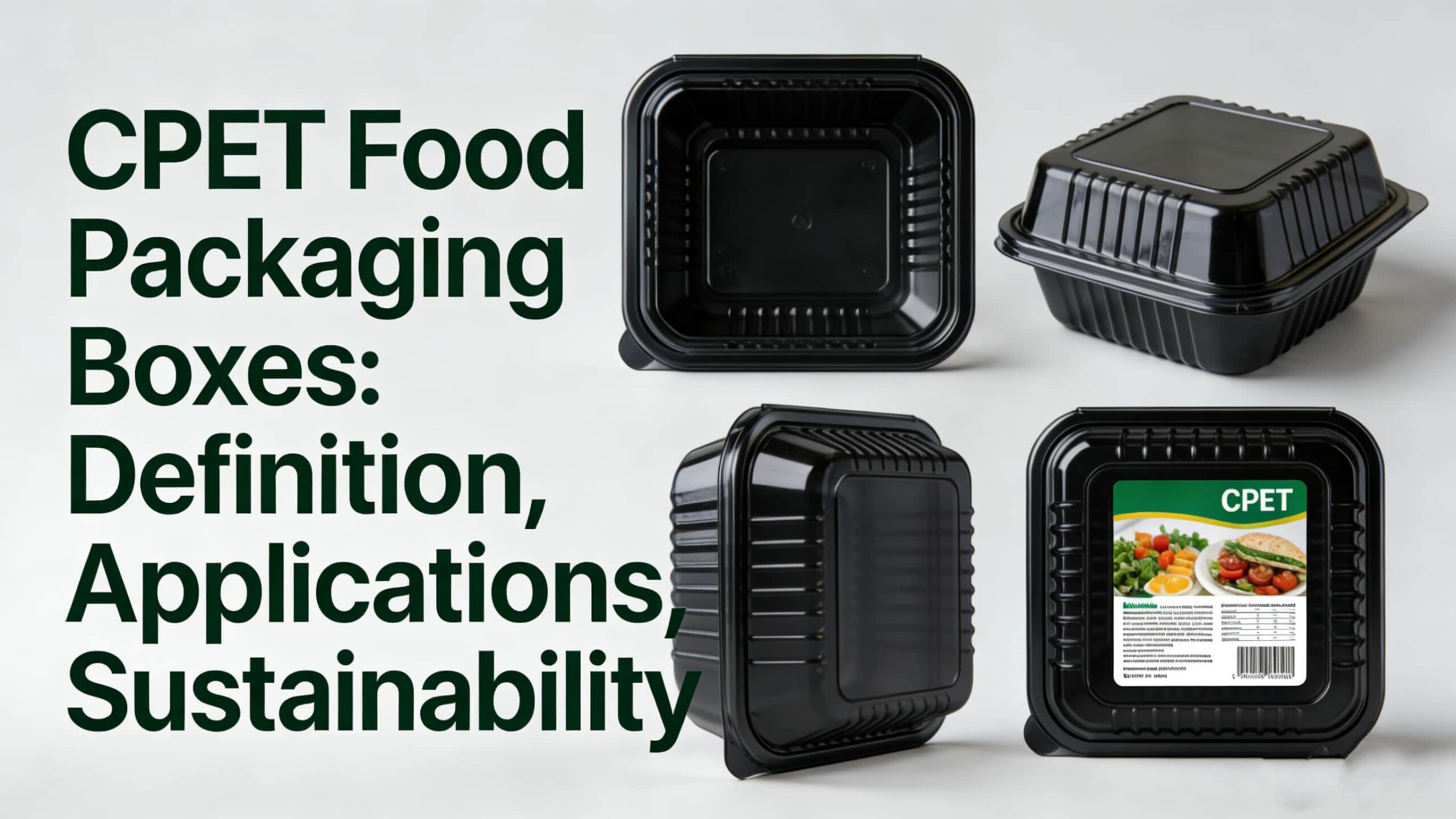 CPET Food Packaging Boxes Definition, Applications, Sustainability