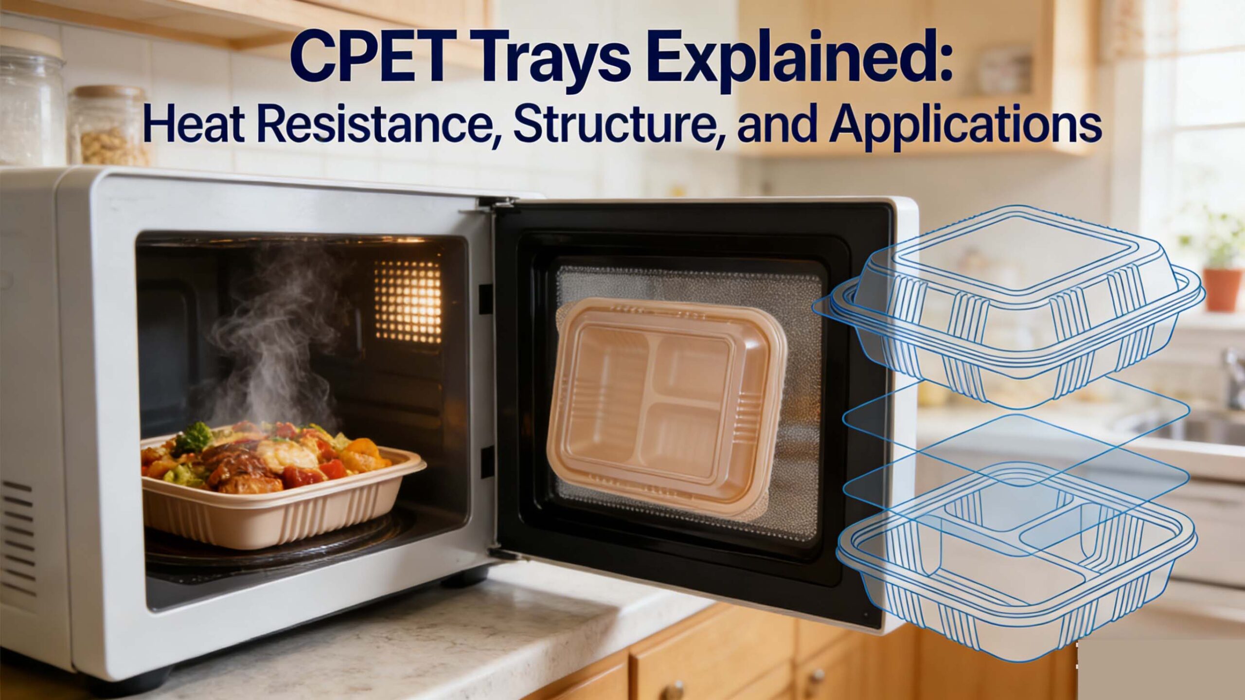CPET Trays Explained: Heat Resistance, Structure, and Applications