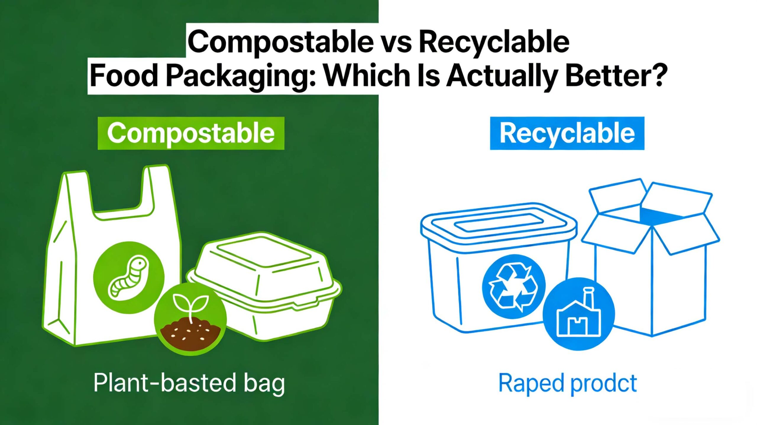 Compostable vs Recyclable Food Packaging: Which Is Actually Better?