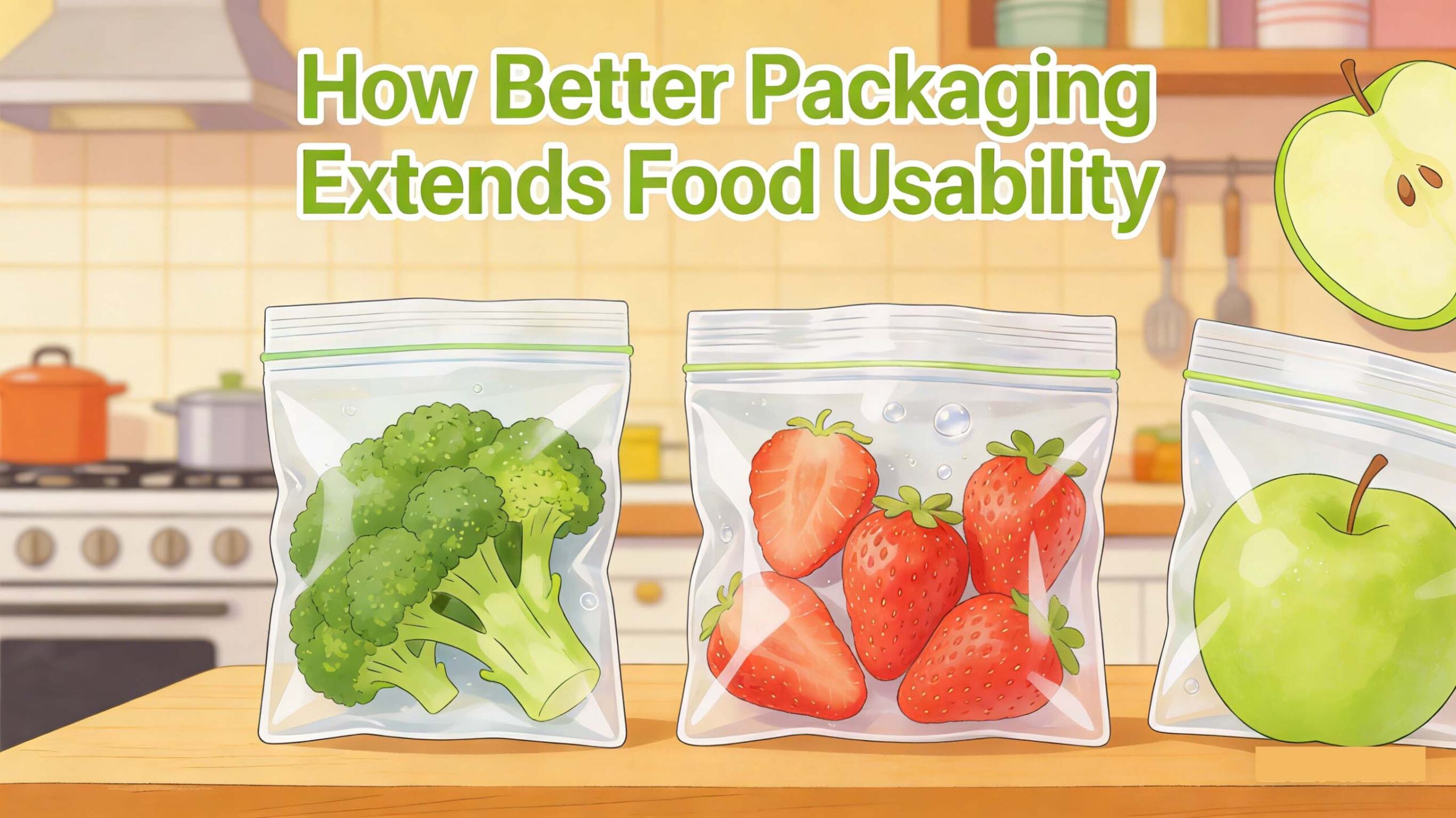 How Better Packaging Extends Food Usability
