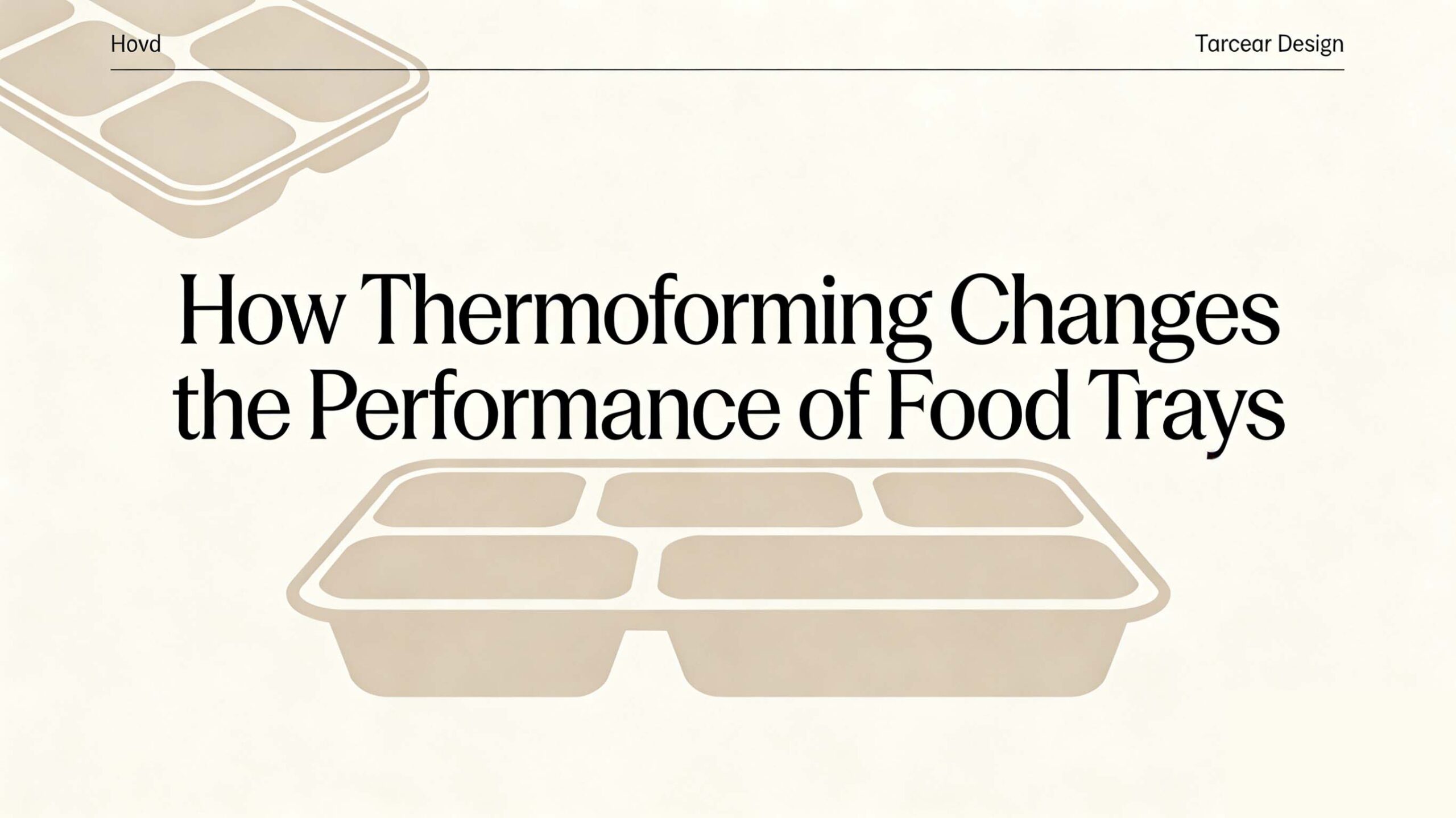How Thermoforming Changes the Performance of Food Trays