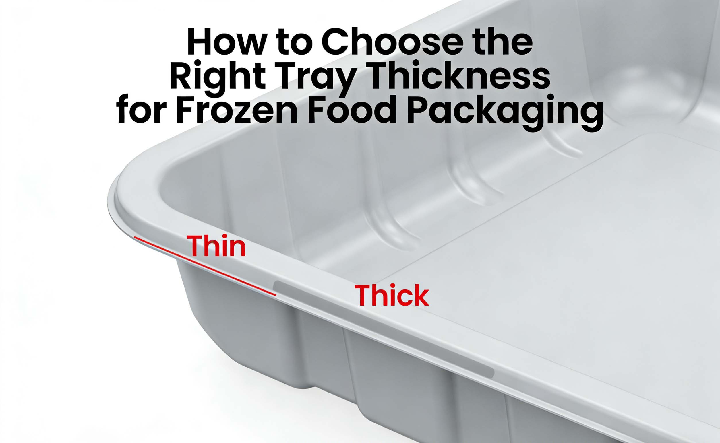 How to Choose the Right Tray Thickness for Frozen Food Packaging