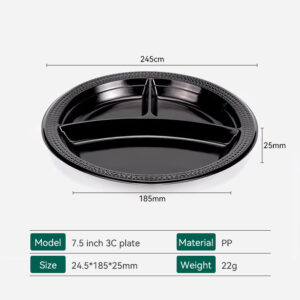 PP 7.5 inch 3C plate