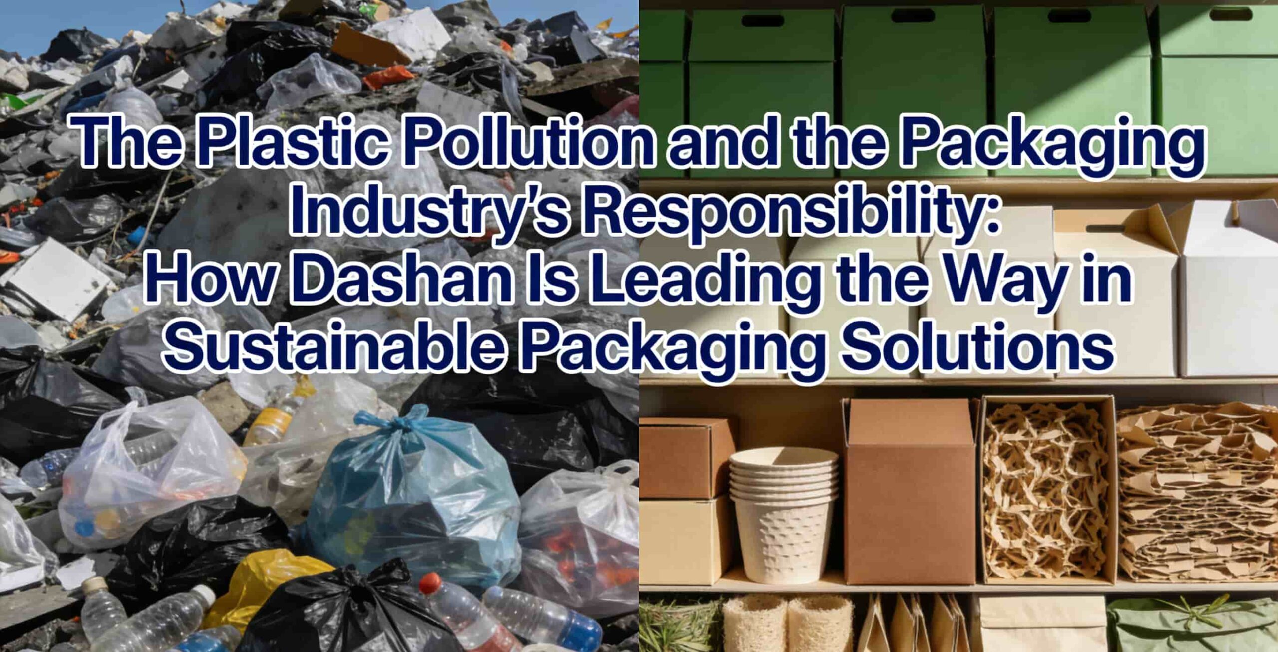 Plastic Pollution and the Packaging Industry's Responsibility How Dashan Is Leading the Way in Sustainable Packaging Solutions