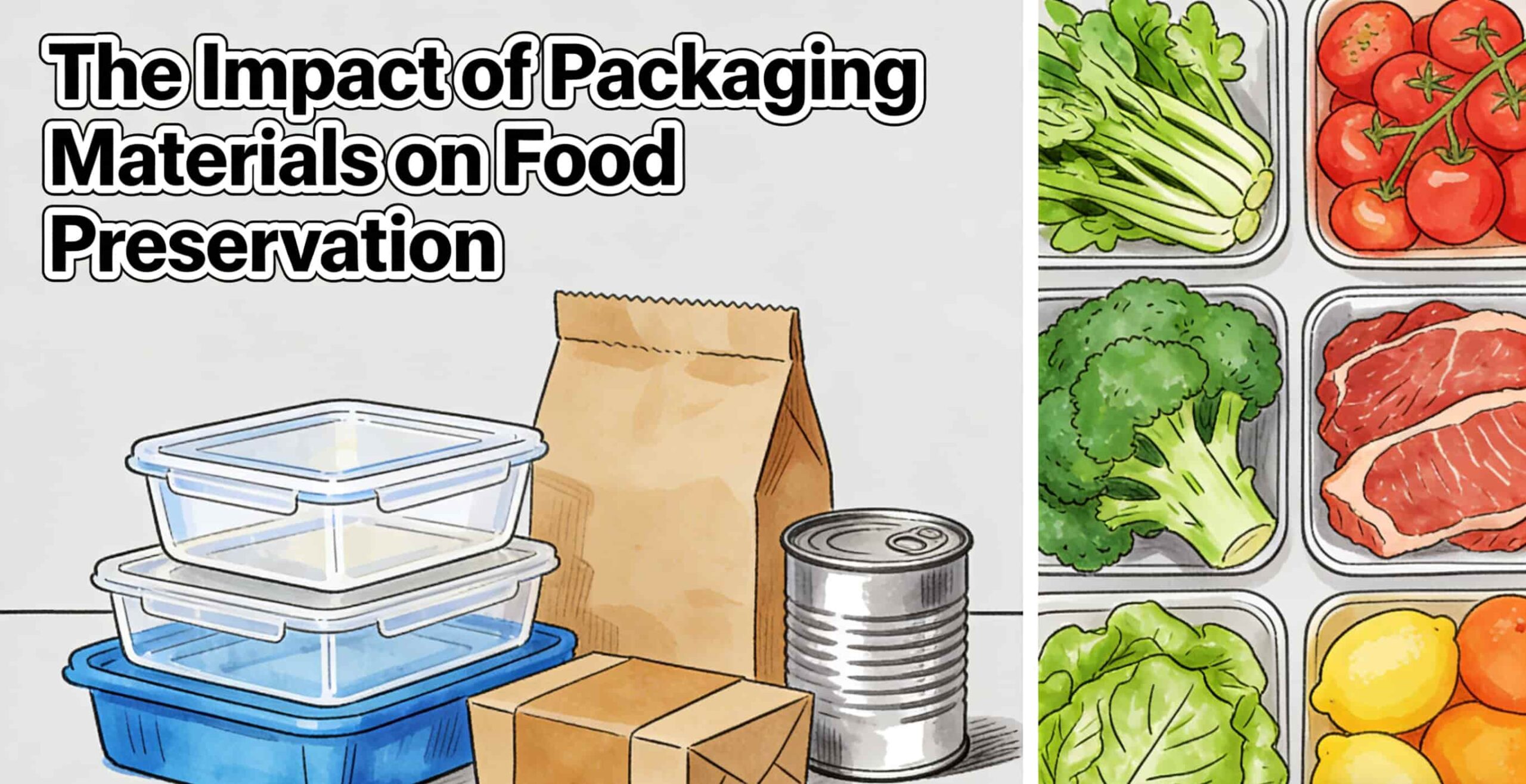 The Impact of Packaging Materials on Food Preservation