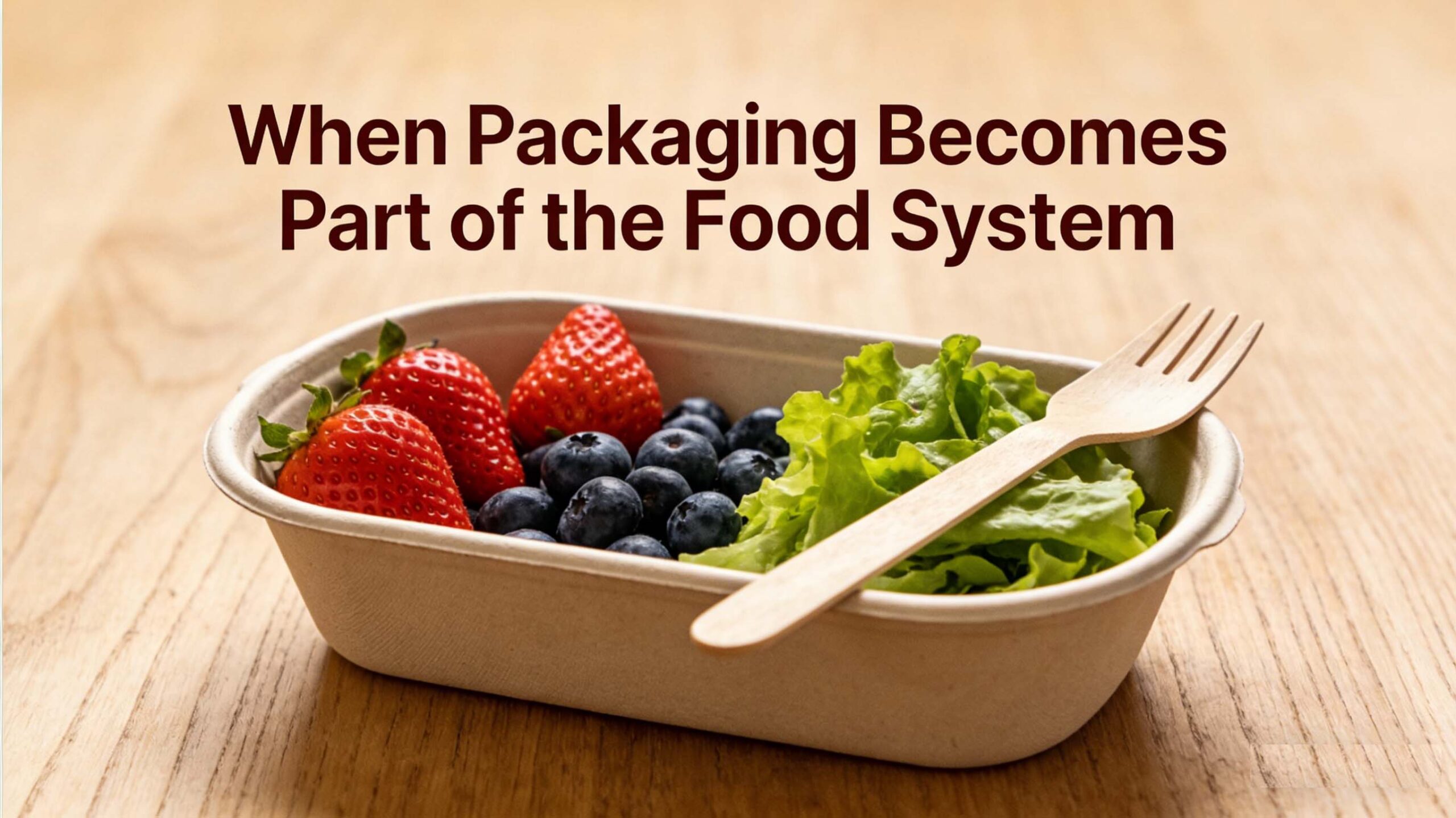 When Packaging Becomes Part of the Food System