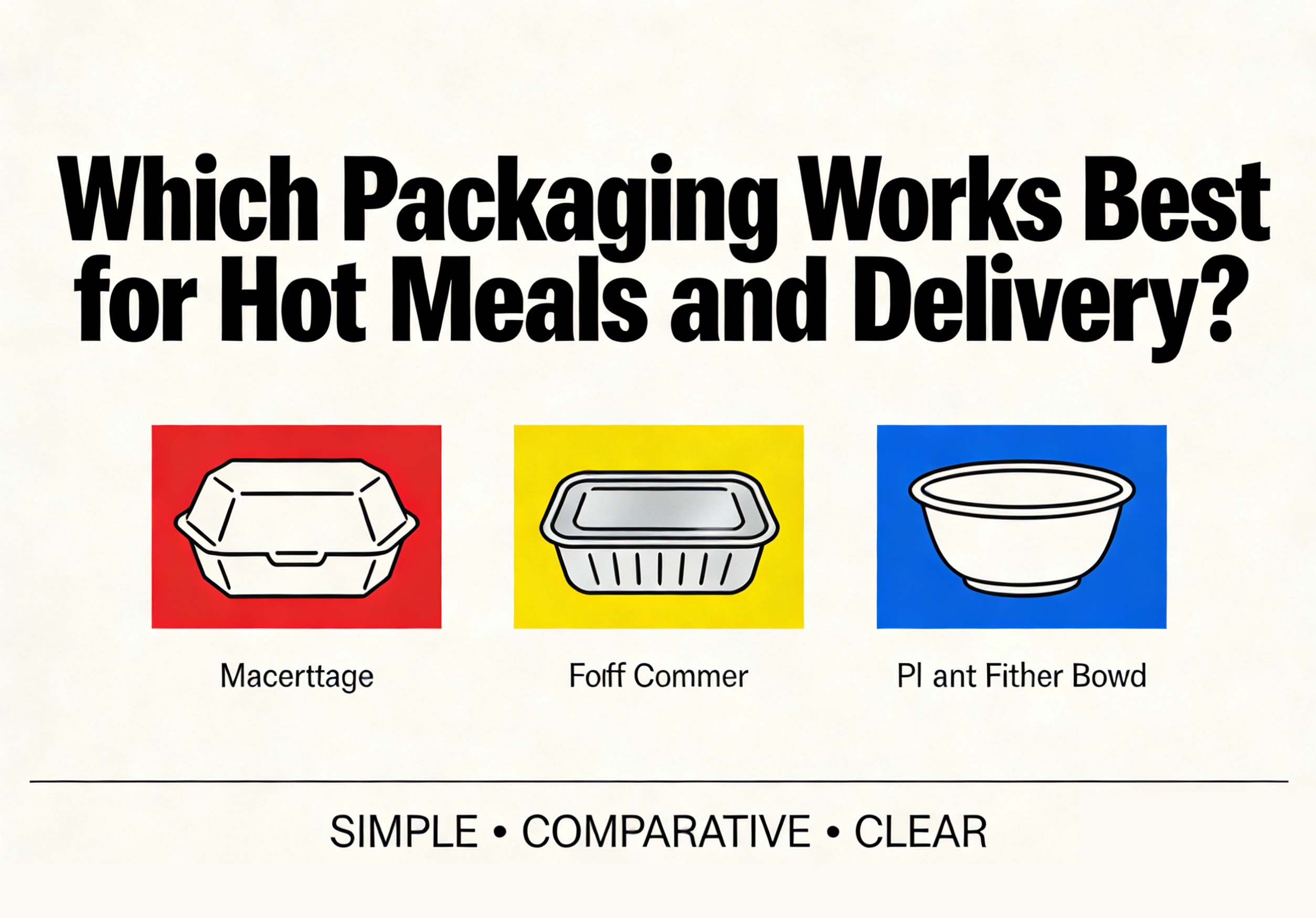 Which Packaging Works Best for Hot Meals and Delivery