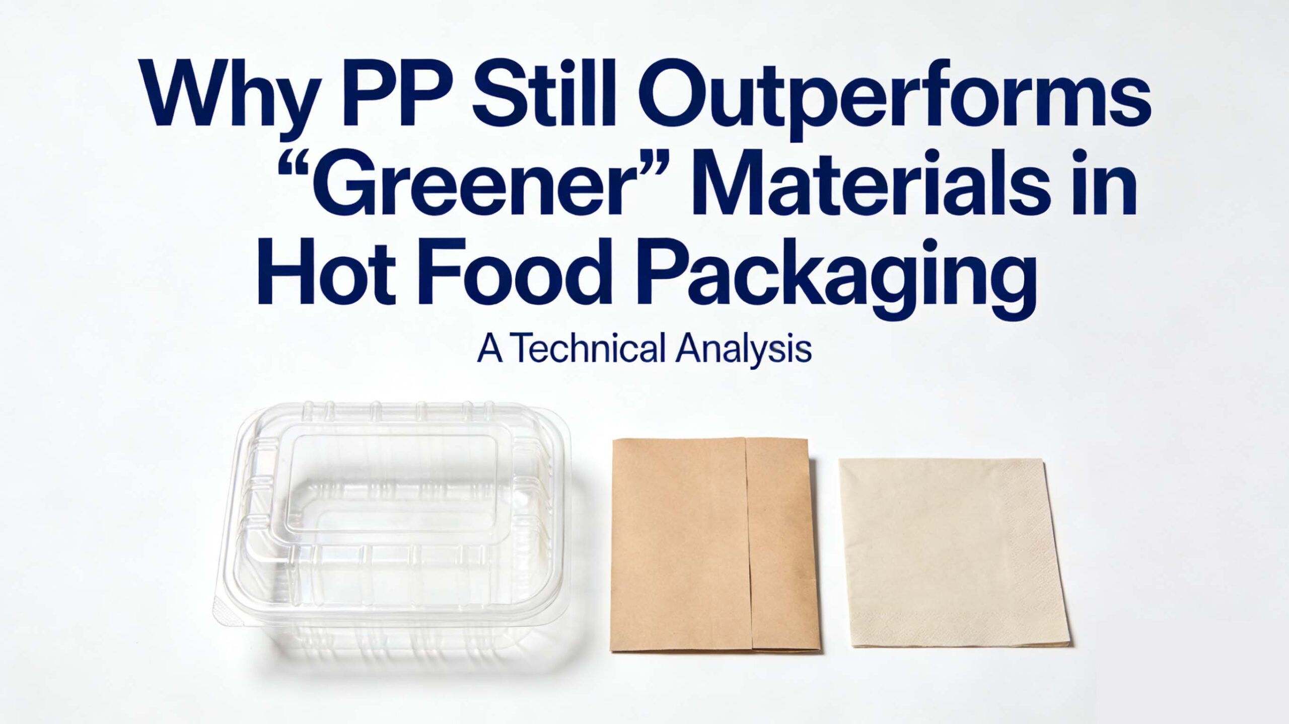 Why PP Still Outperforms “Greener” Materials in Hot Food Packaging