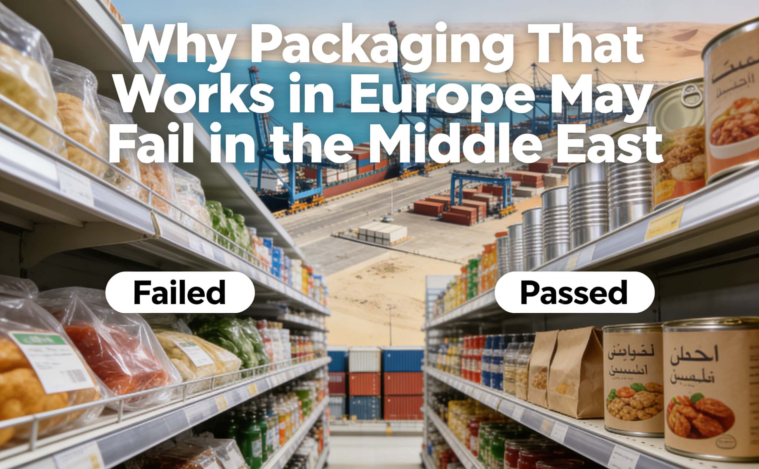 Warum Verpackungen, die in Europa funktionieren, im Nahen Osten scheitern können