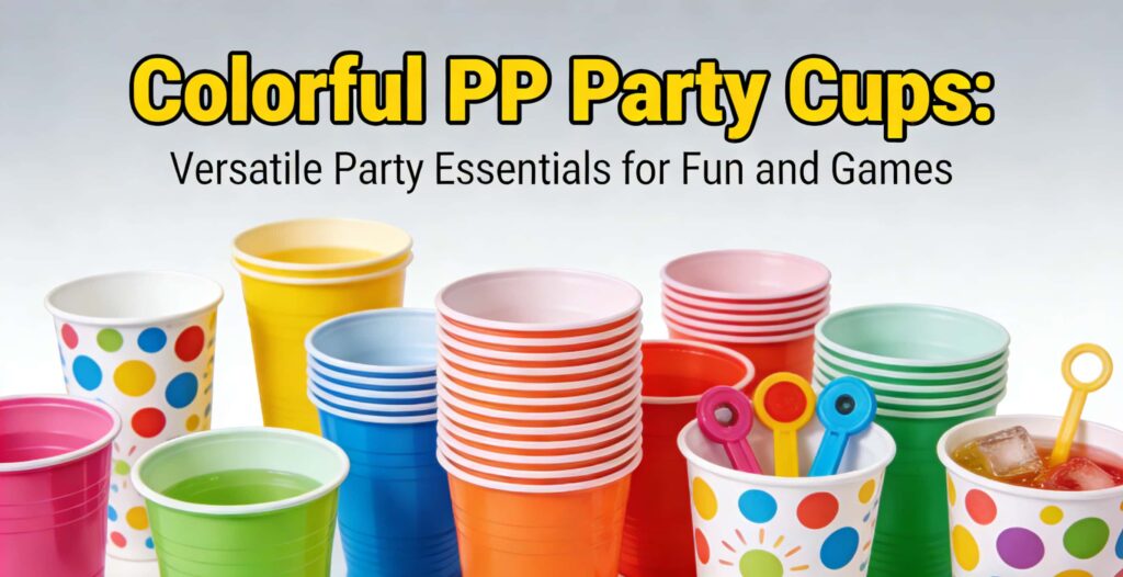 Colorful PP Party Cups Versatile Party Essentials for Fun and Games Colorful PP Party Cups Versatile Party Essentials for Fun and Games