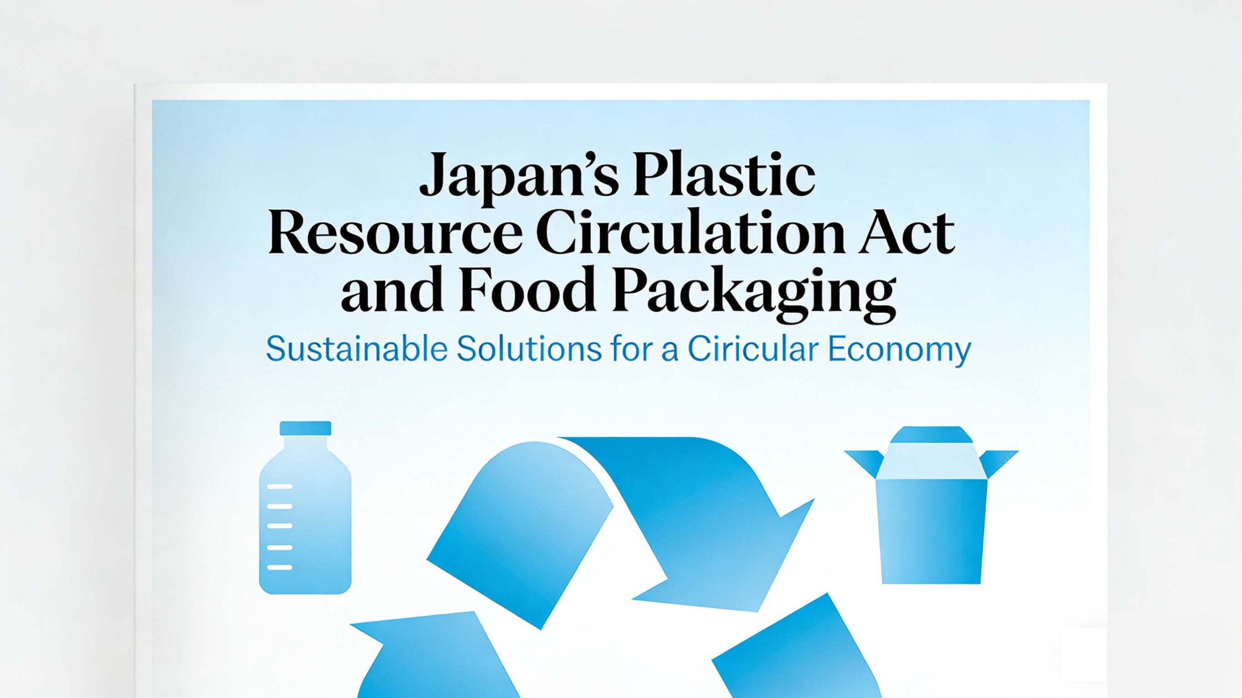 Japan’s Plastic Resource Circulation Act and Food Packaging