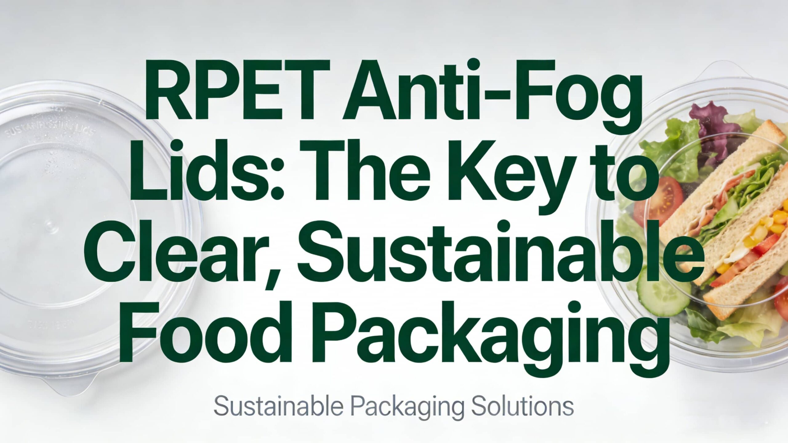 RPET Anti-Fog Lids_ The Key to Clear, Sustainable Food Packaging