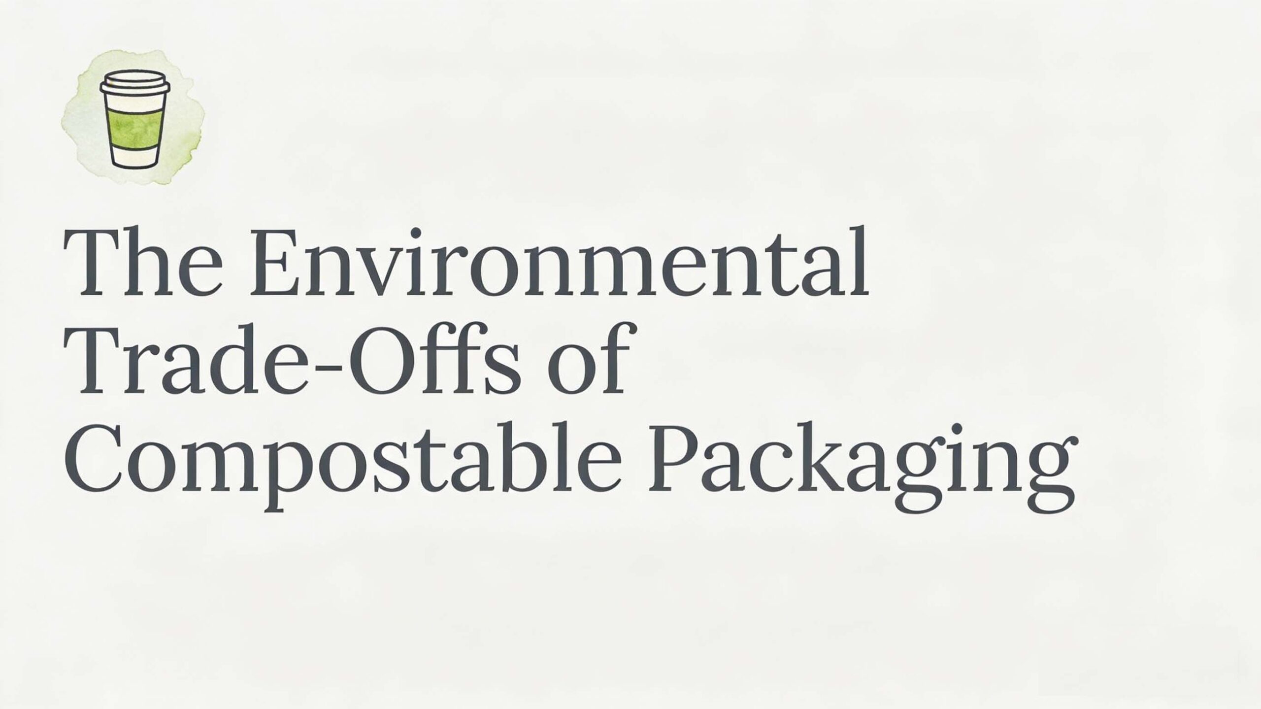 The Environmental Trade-Offs of Compostable Packaging