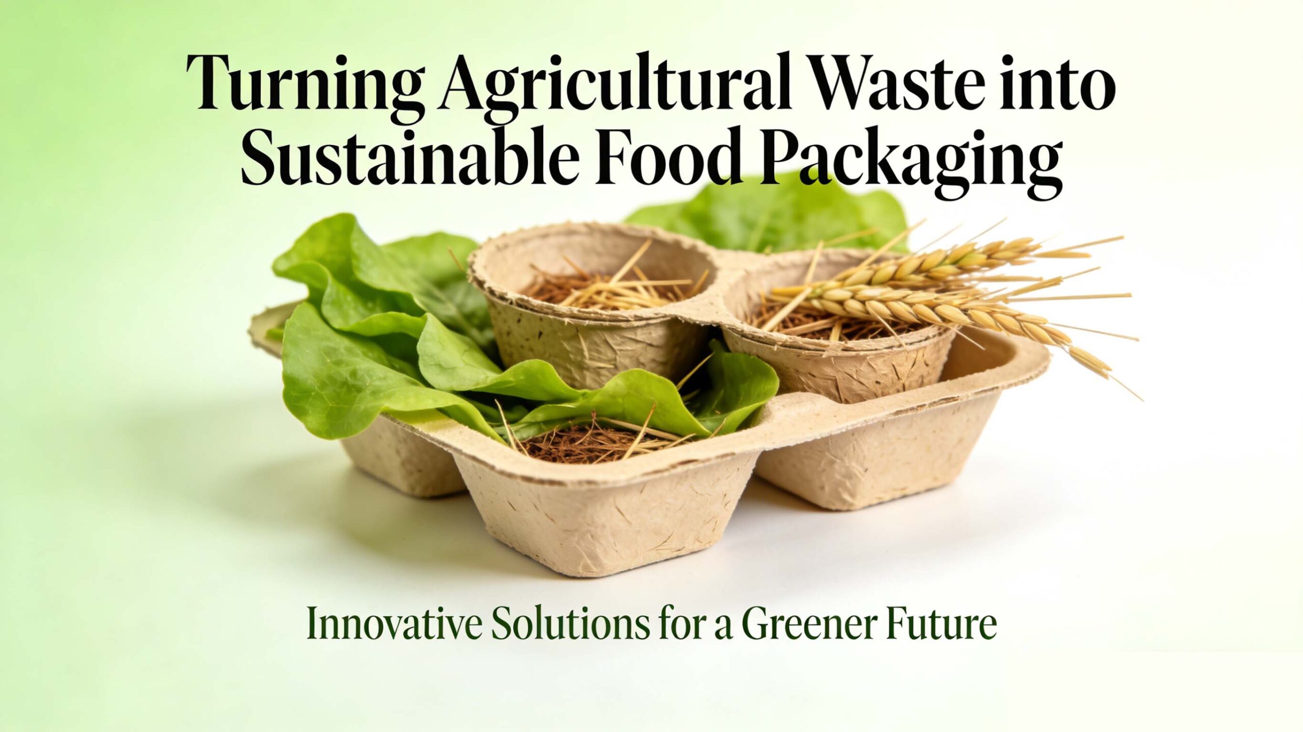 Turning Agricultural Waste into Sustainable Food Packaging