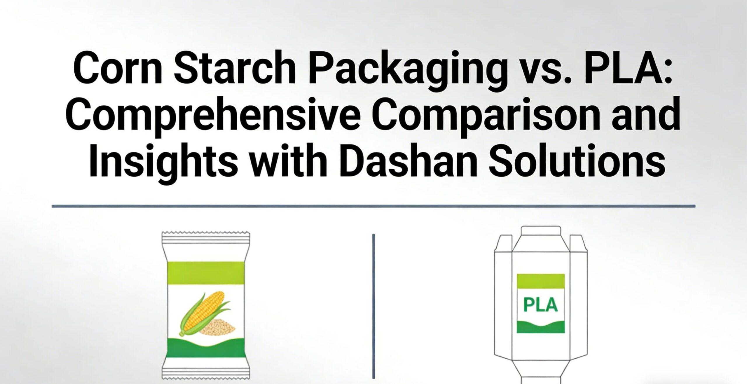 Corn Starch Packaging vs. PLA
