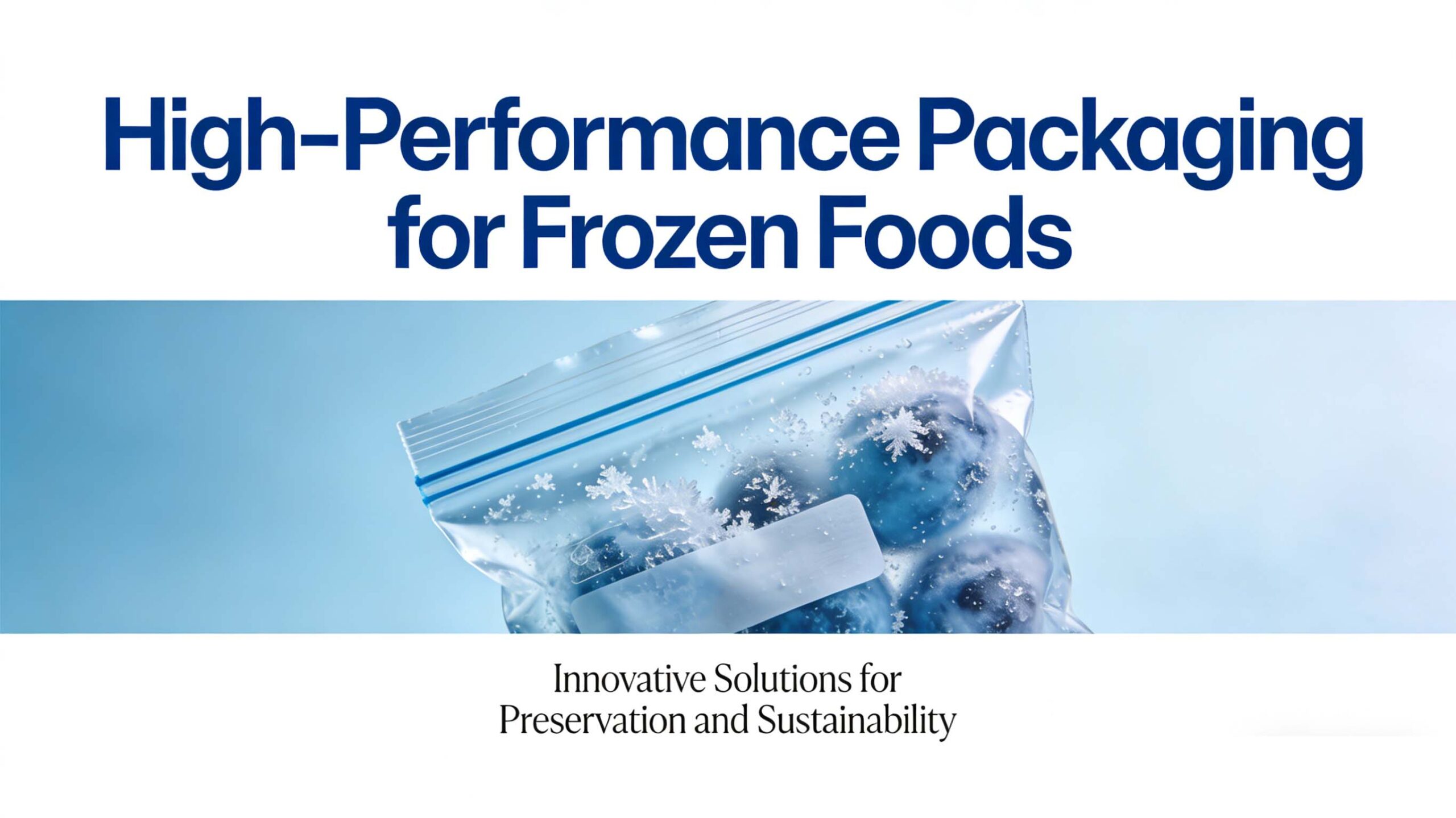 High-Performance Packaging for Frozen Foods