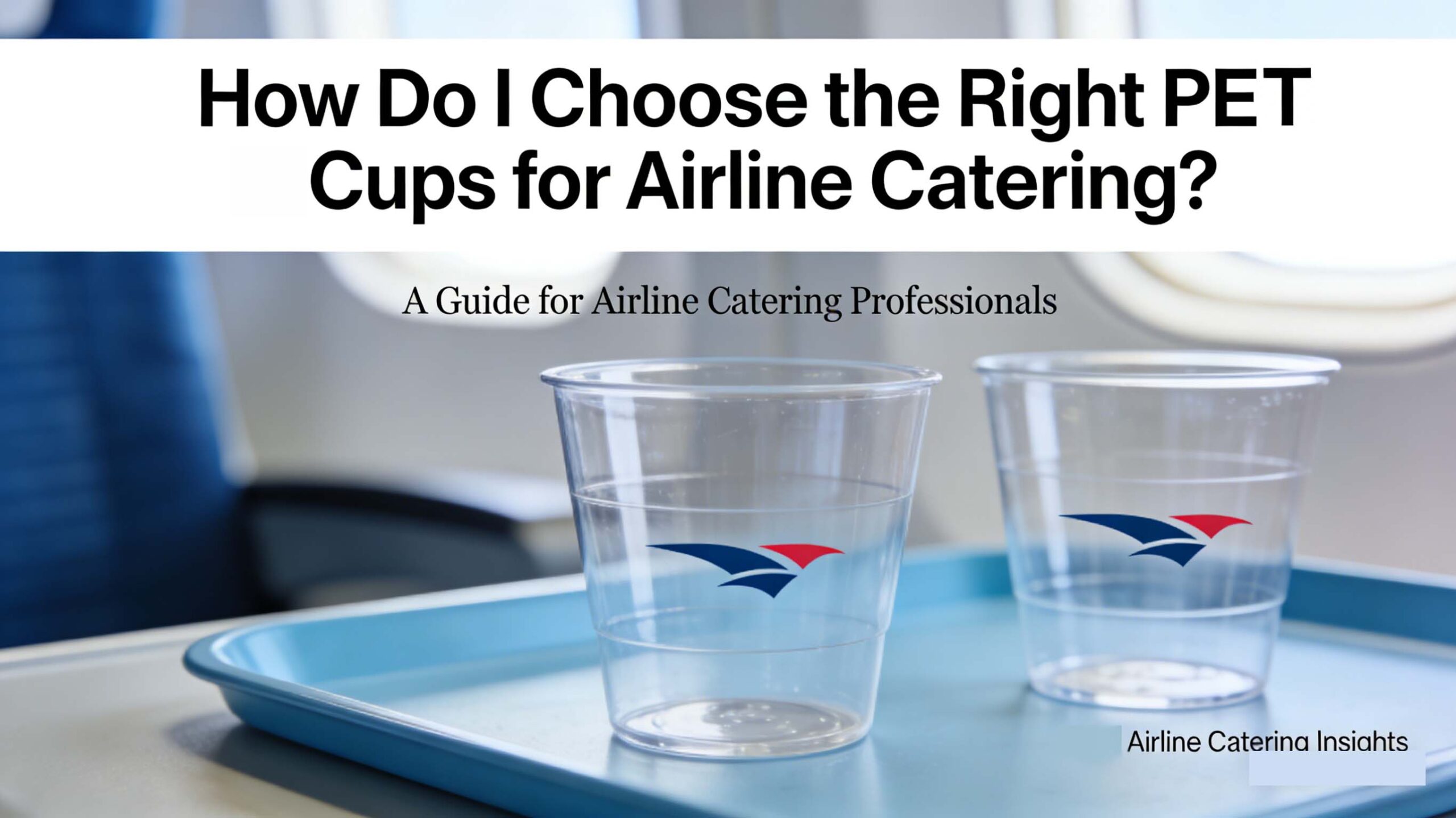 How Do I Choose the Right PET Cups for Airline Catering?