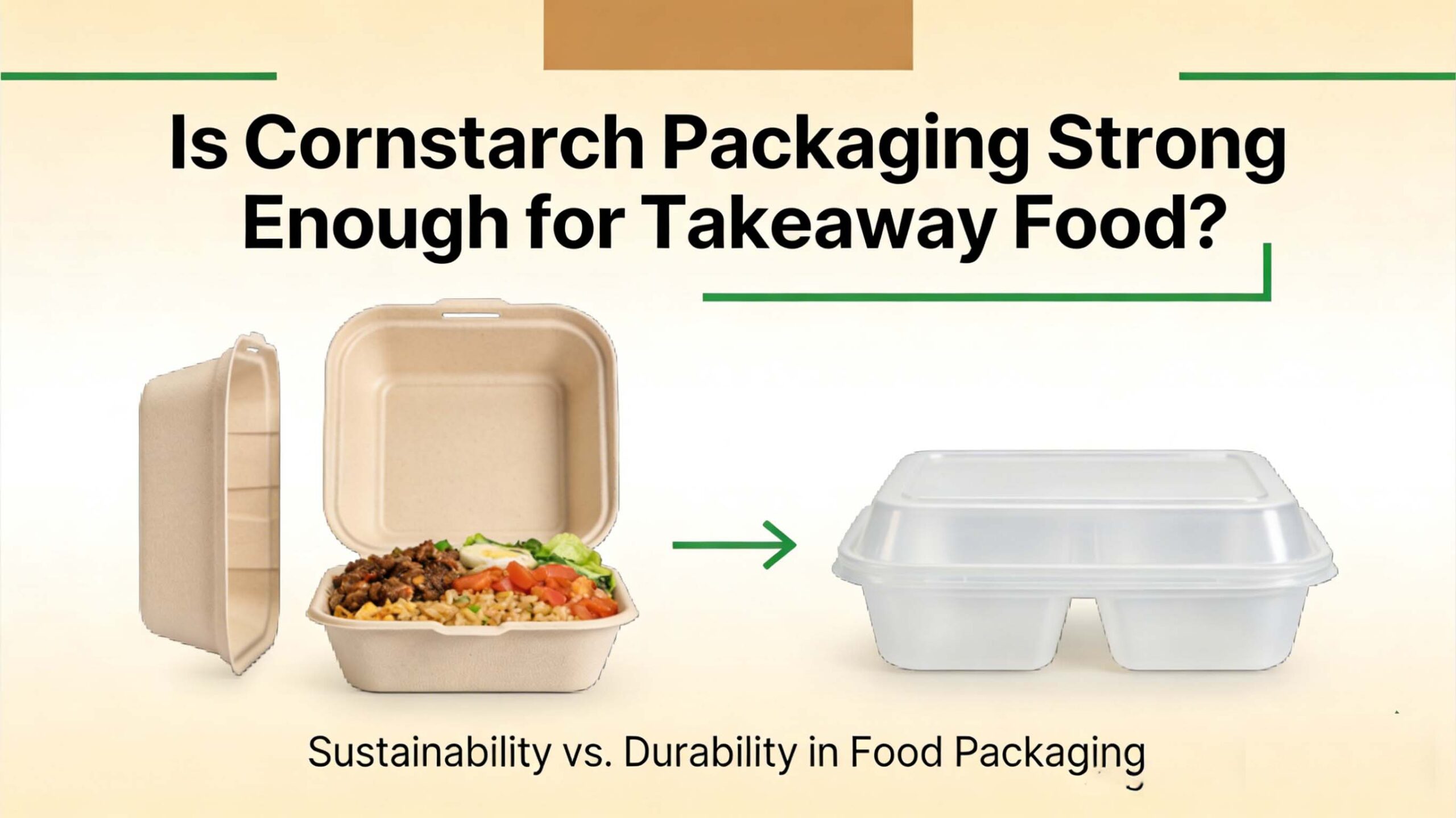 Is Cornstarch Packaging Strong Enough for Takeaway Food?