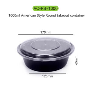 Disposable PP Food Bowl 1000ml