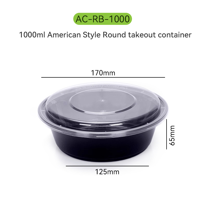 Disposable PP Food Bowl 1000ml