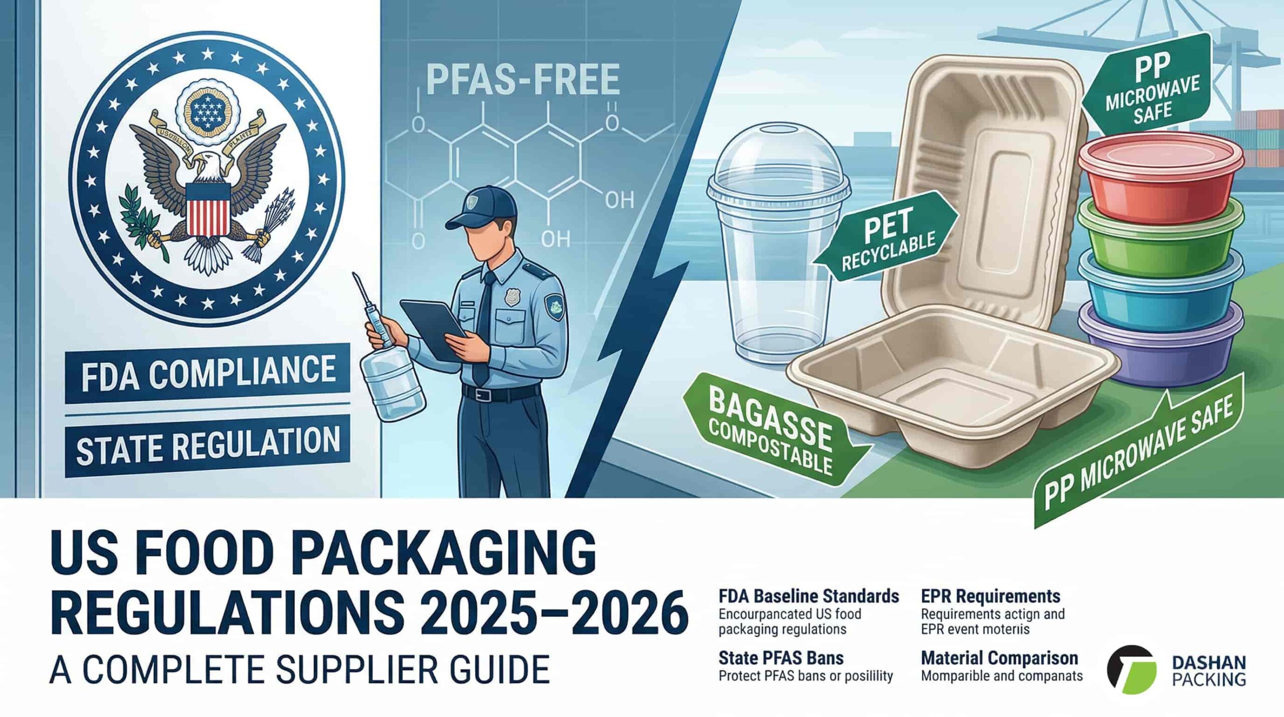US Food Packaging Regulations 2025–2026 A Complete Supplier Guide