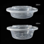 350ml & 450ml PP Meal Prep Bowls with Lids