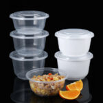 Large Capacity PP Food Bowls with Lids – 1100ml to 2000ml Takeaway Containers