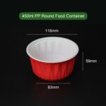 Wholesale Disposable PP Two-Color Food Bowl 450ml | PP