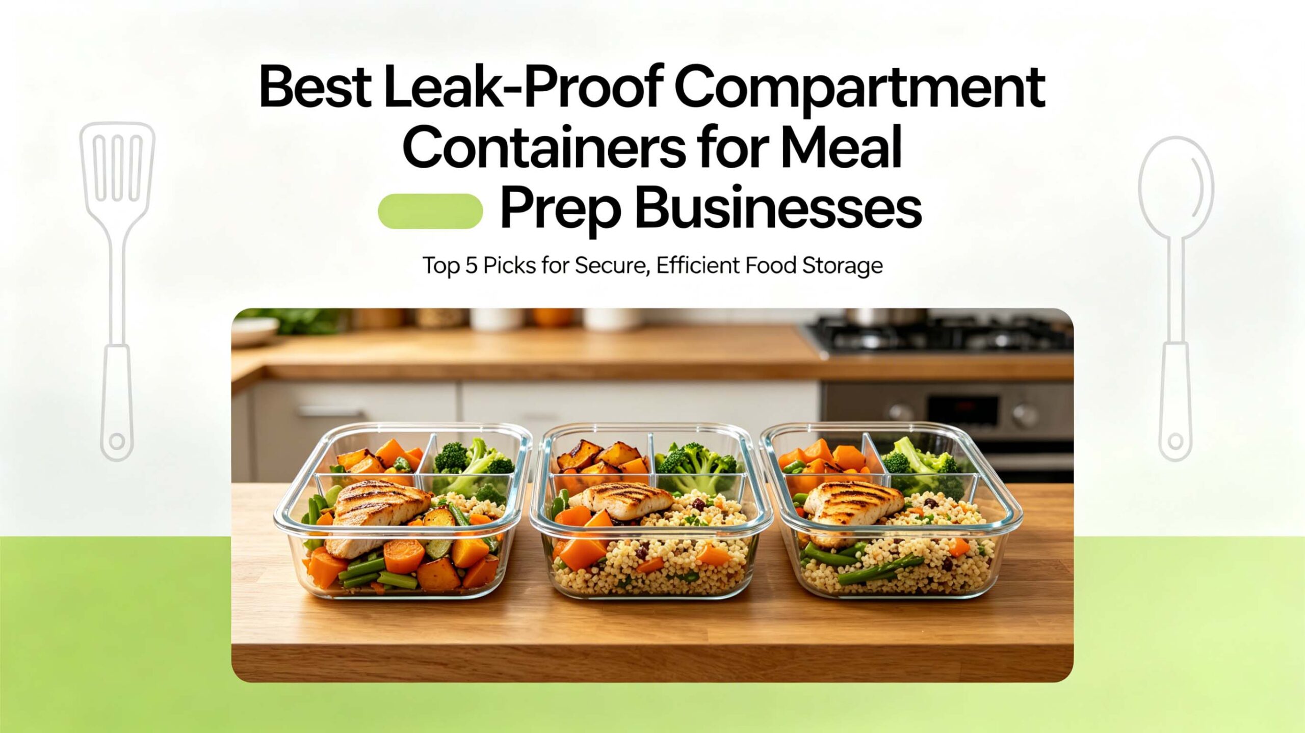 Best Leak-Proof Compartment Containers for Meal Prep Businesses