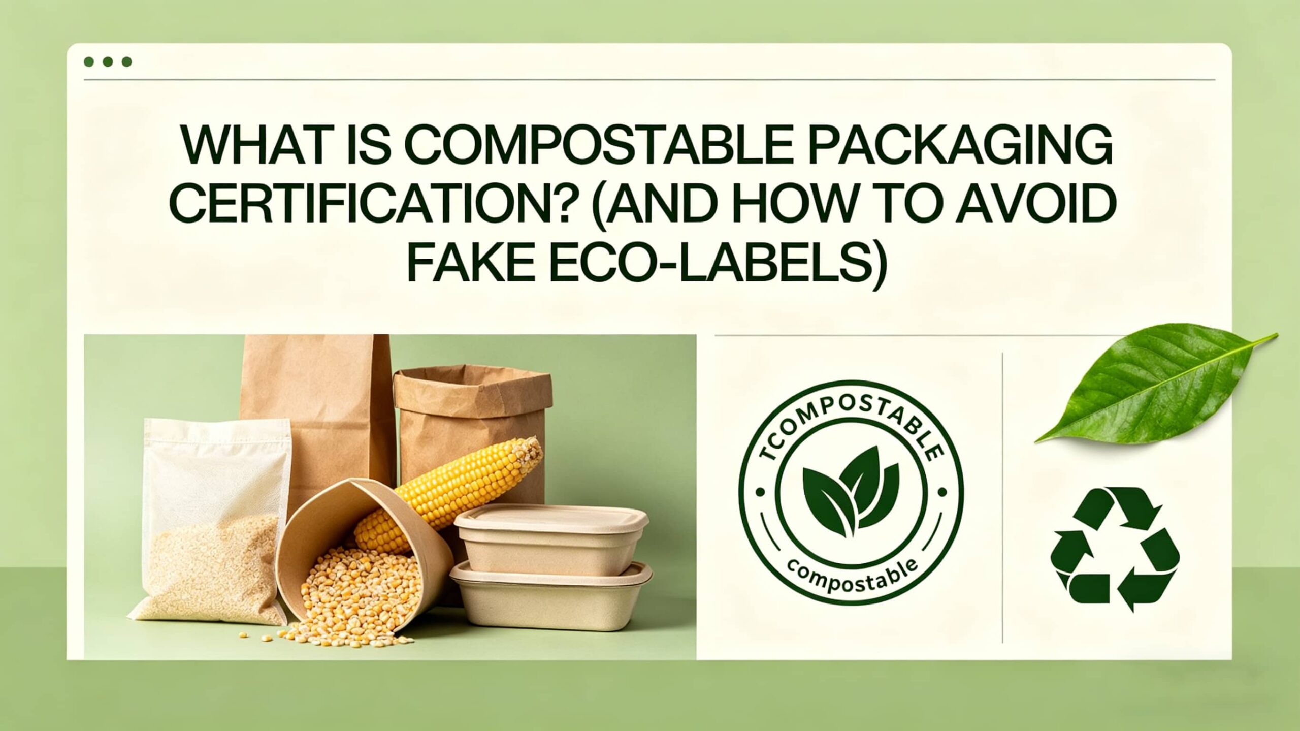 Compostable Packaging Certification