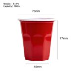 Dual-Color PP Cups 180ml – Lightweight & Stackable