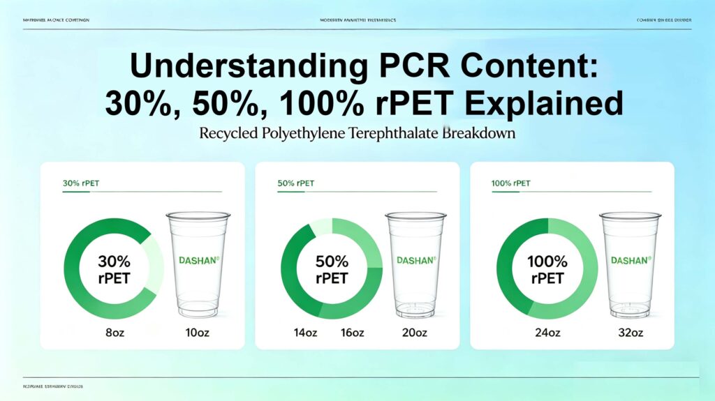Understanding PCR Content 30 50 100 rPET Explained