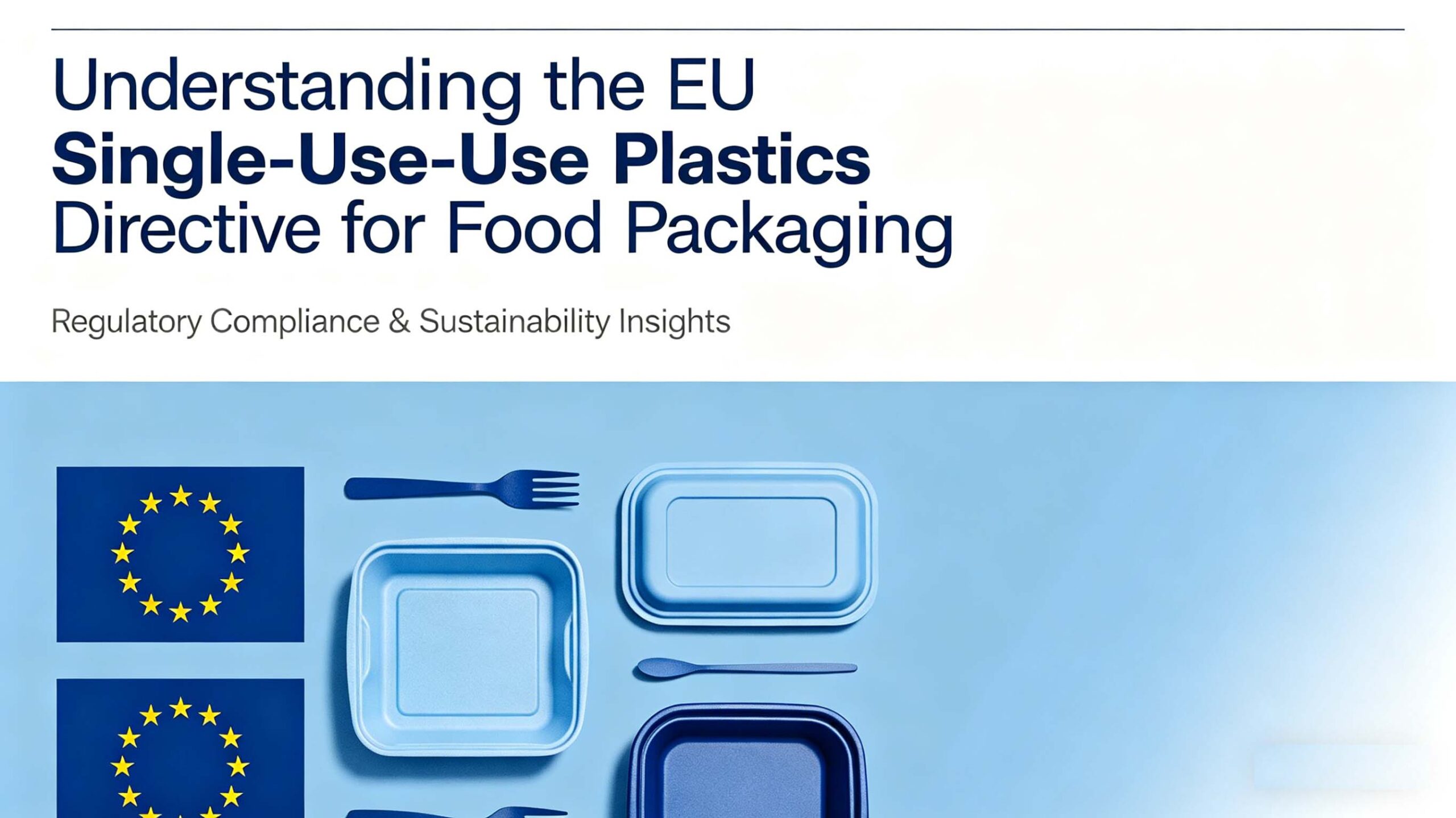 Understanding the EU Single-Use Plastics Directive for Food Packaging