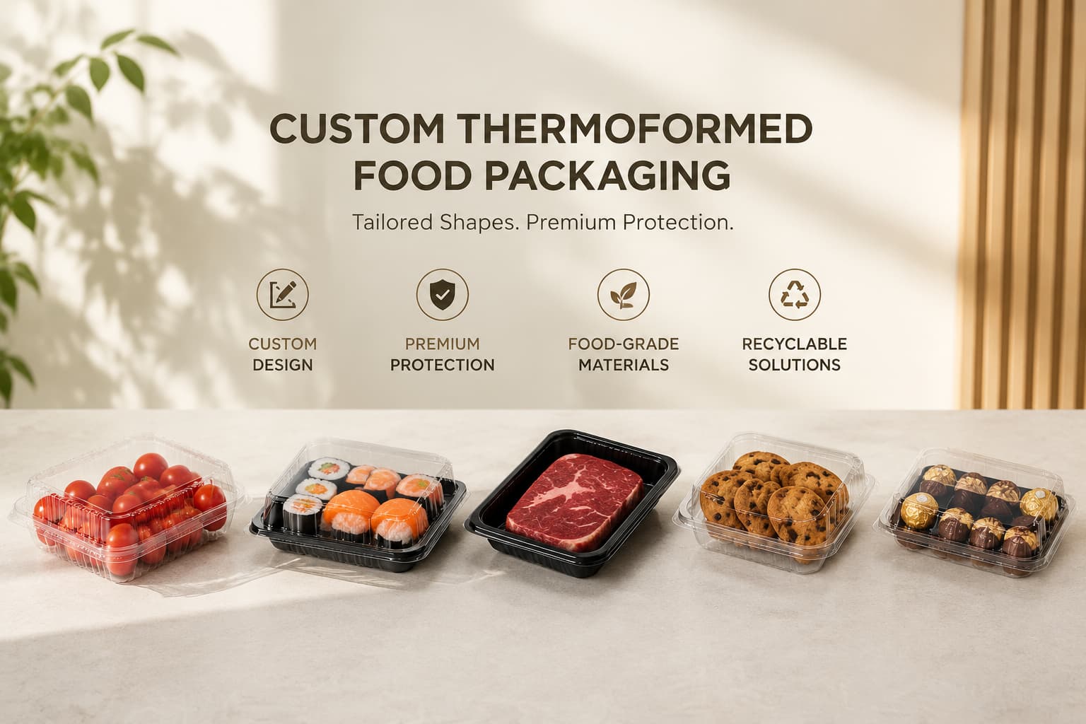 Custom Mold Food Packaging