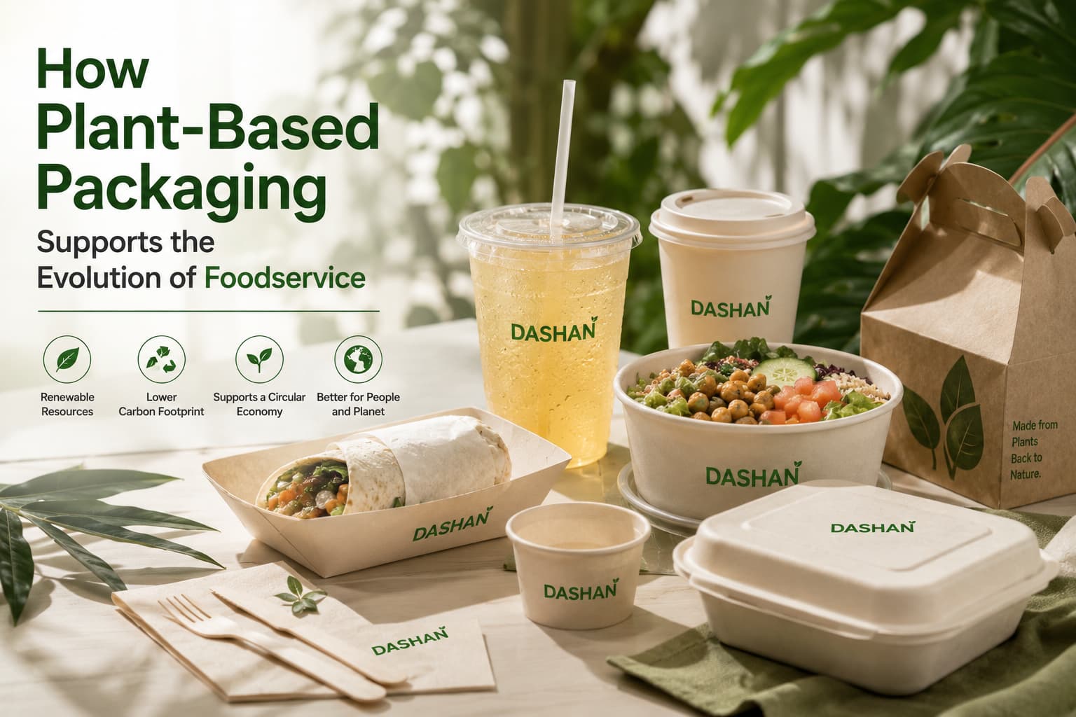 How Plant-Based Packaging Supports the Evolution of Foodservice