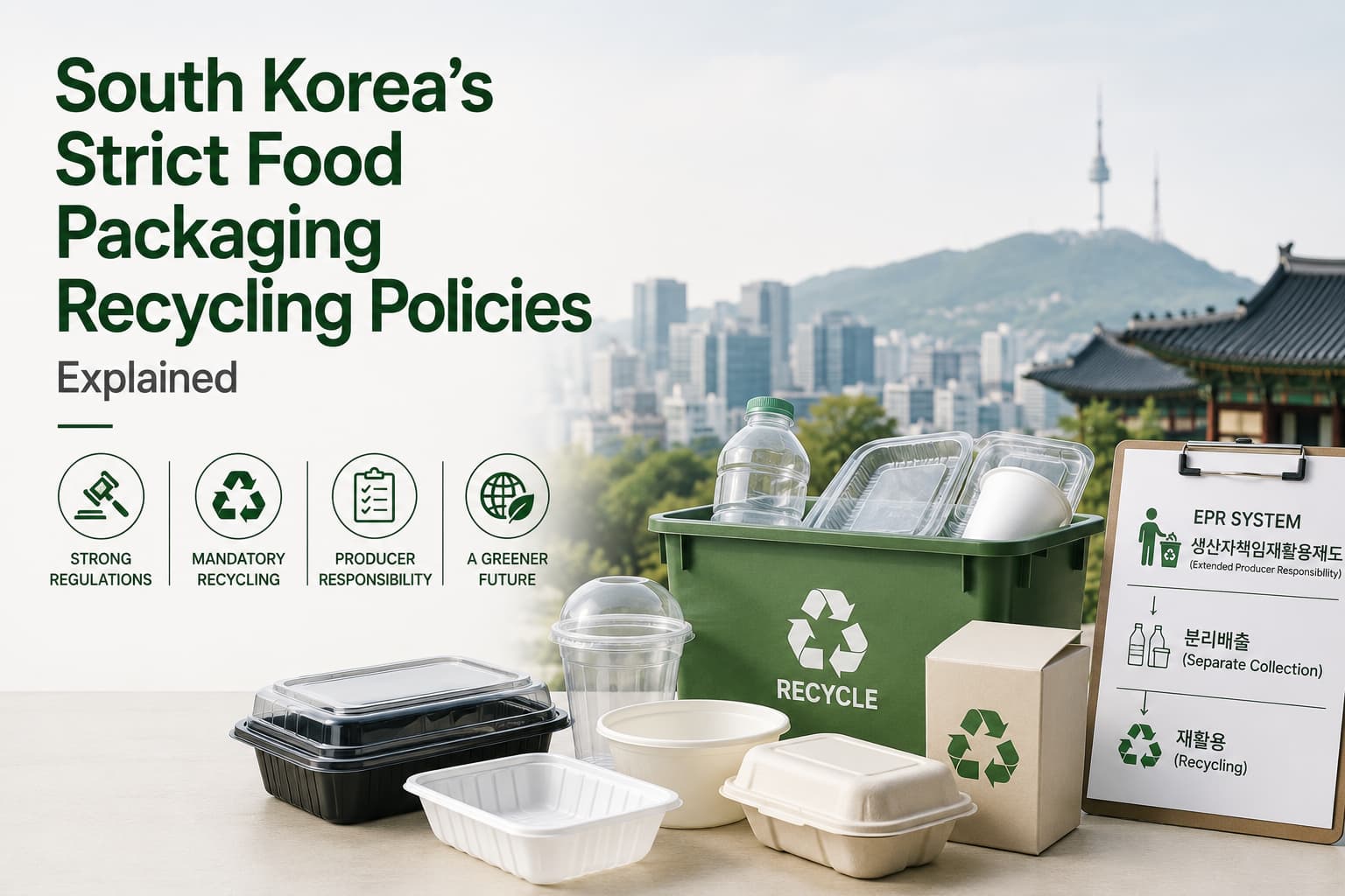 South Korea’s Strict Food Packaging Recycling Policies Explained