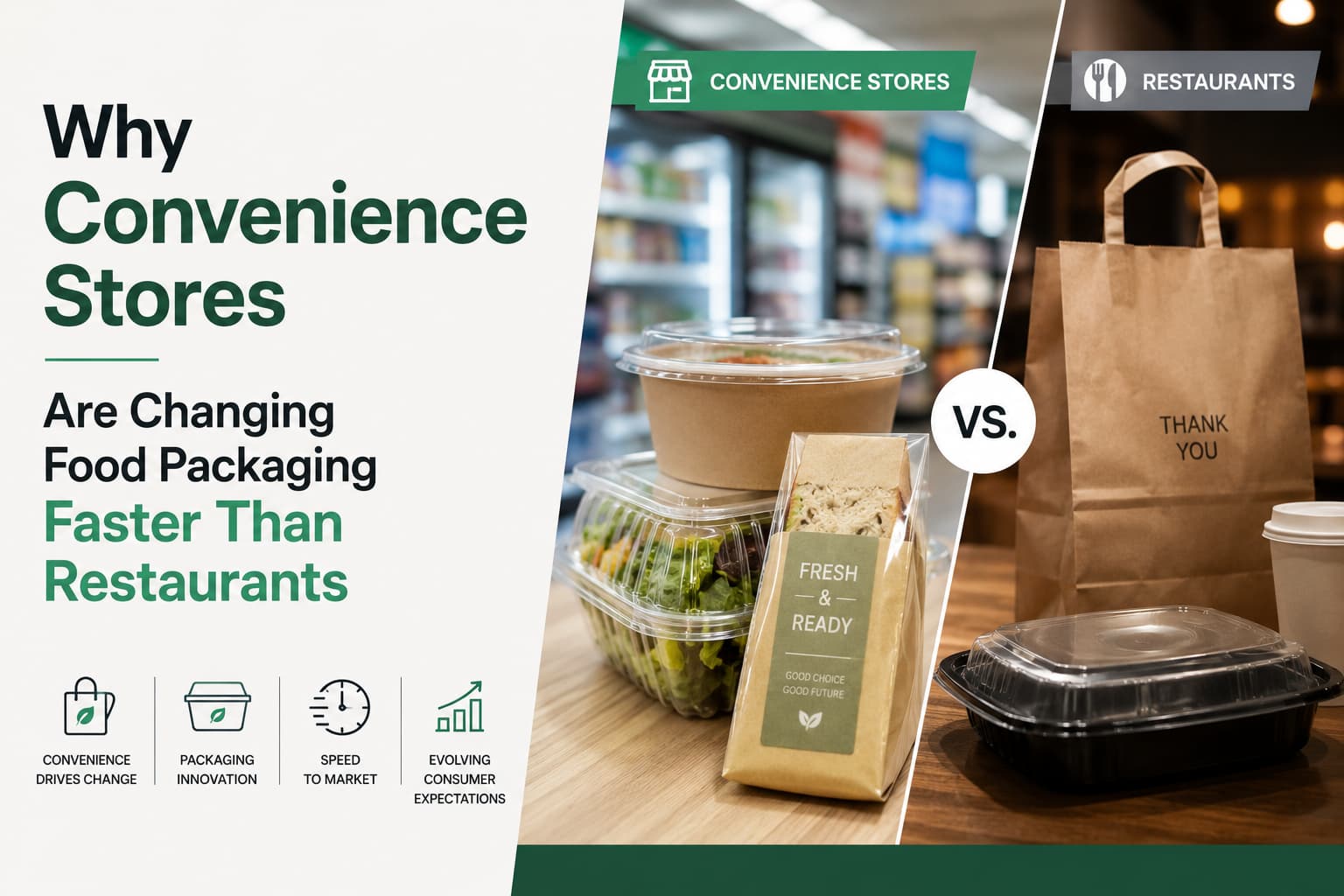 Why Convenience Stores Are Changing Food Packaging Faster Than Restaurants