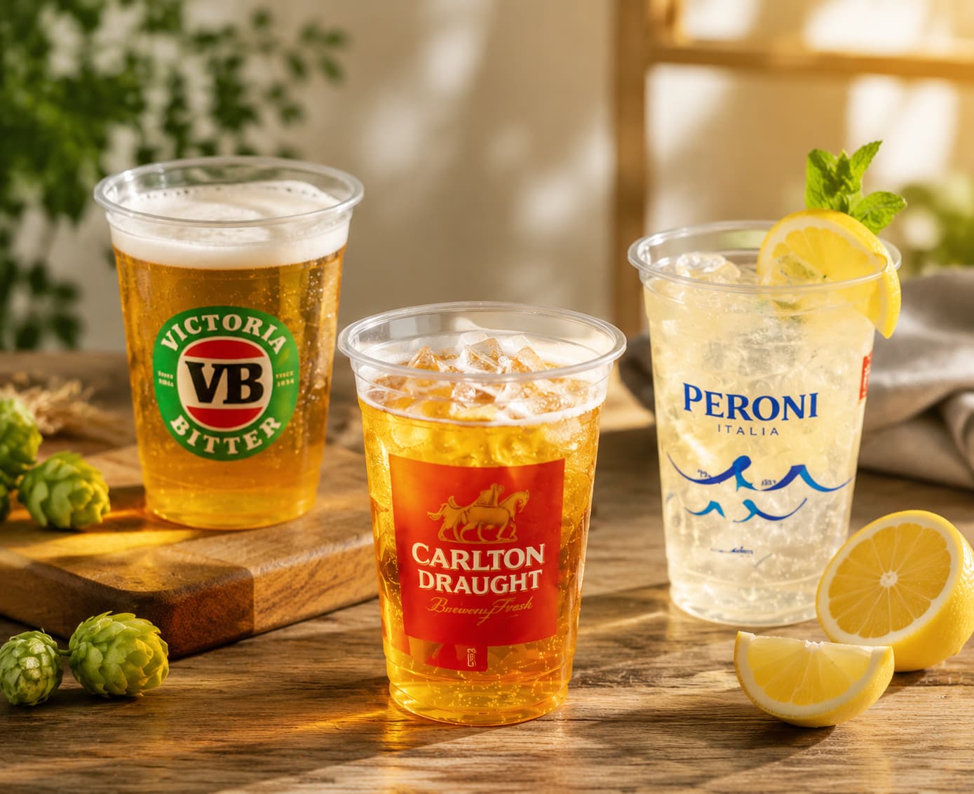 custom printed PET cups